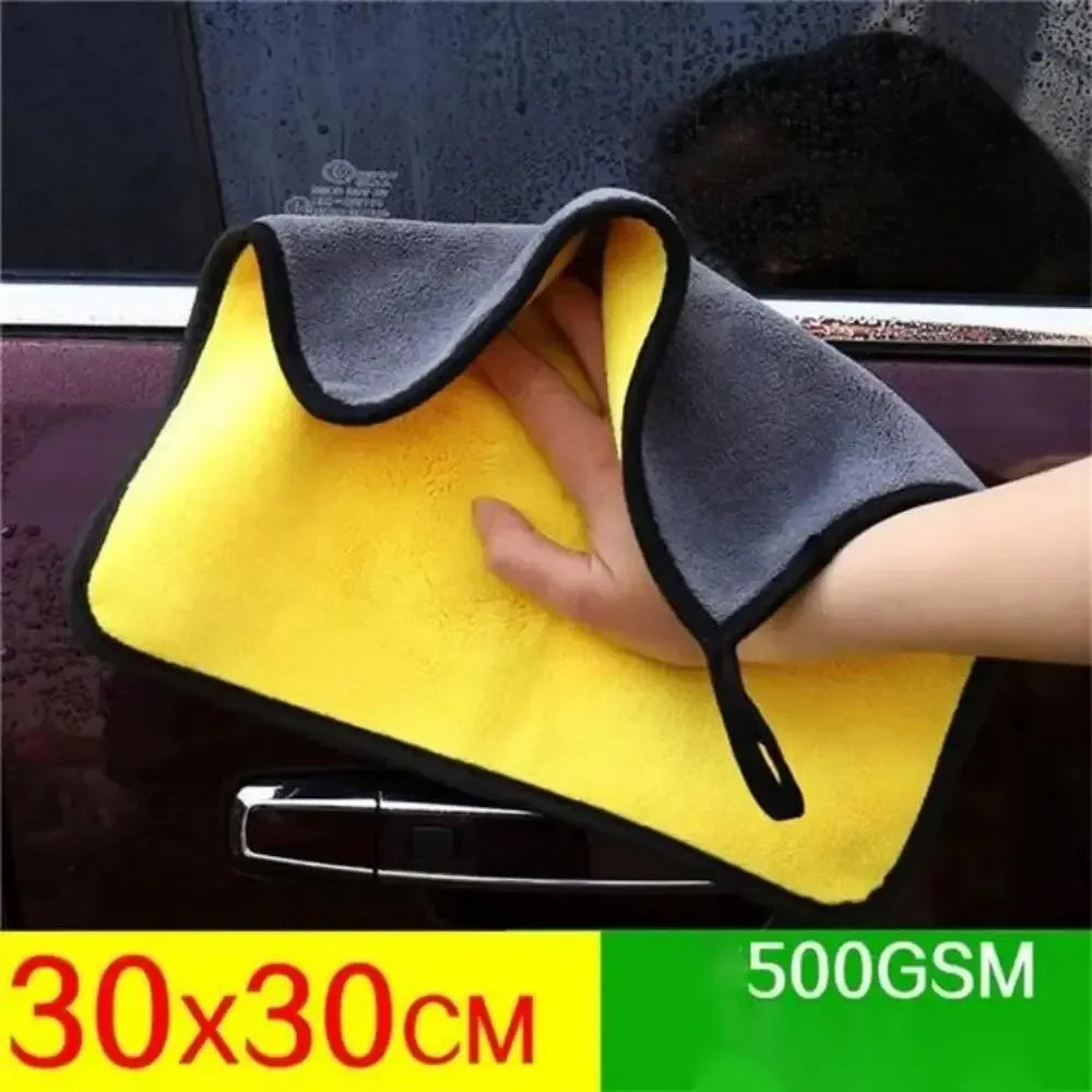 Car Wash Towel 400GSM Microfiber High Water Absorption Cleaning Towels Thickened Soft Car Washing Drying Cloth