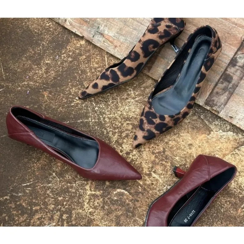 2024 Women Sexy High Heels Burgundy Nude Pumps  Stripper Stiletto Heels Glossy Leather Wedding Bridal Quality Red Shoes